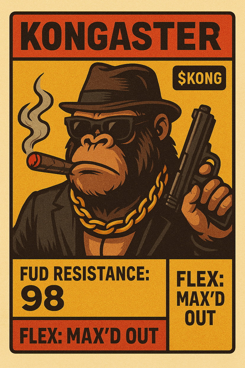 Kongaster Maxed Out
